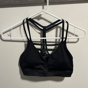 Black Victoria’s Secret low impact sport bra